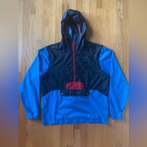 Columbia Flashback Windbreaker Blue Red and Navy Size M